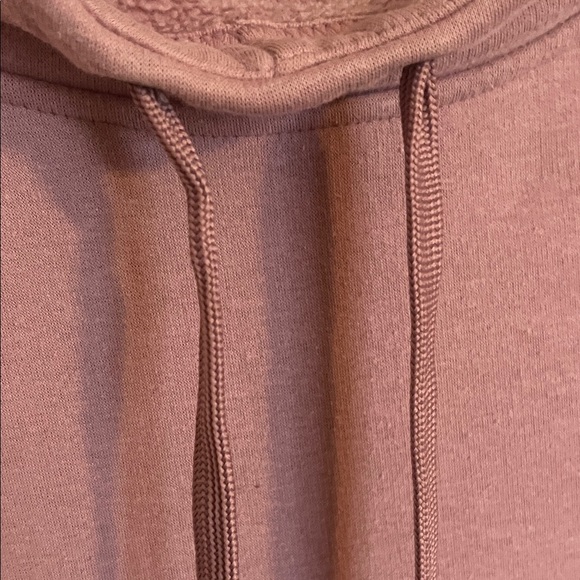 Athleta Mauve Hoodie size M with hood and draw string - Picture 6 of 9